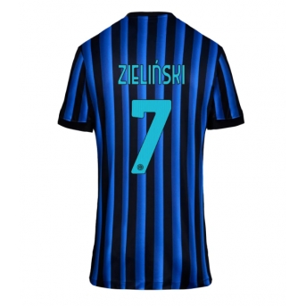 Billige Fotballdrakt Inter Milan Piotr Zielinski #7 Replika Hjemmedrakt Dame 2025-26 Kortermet